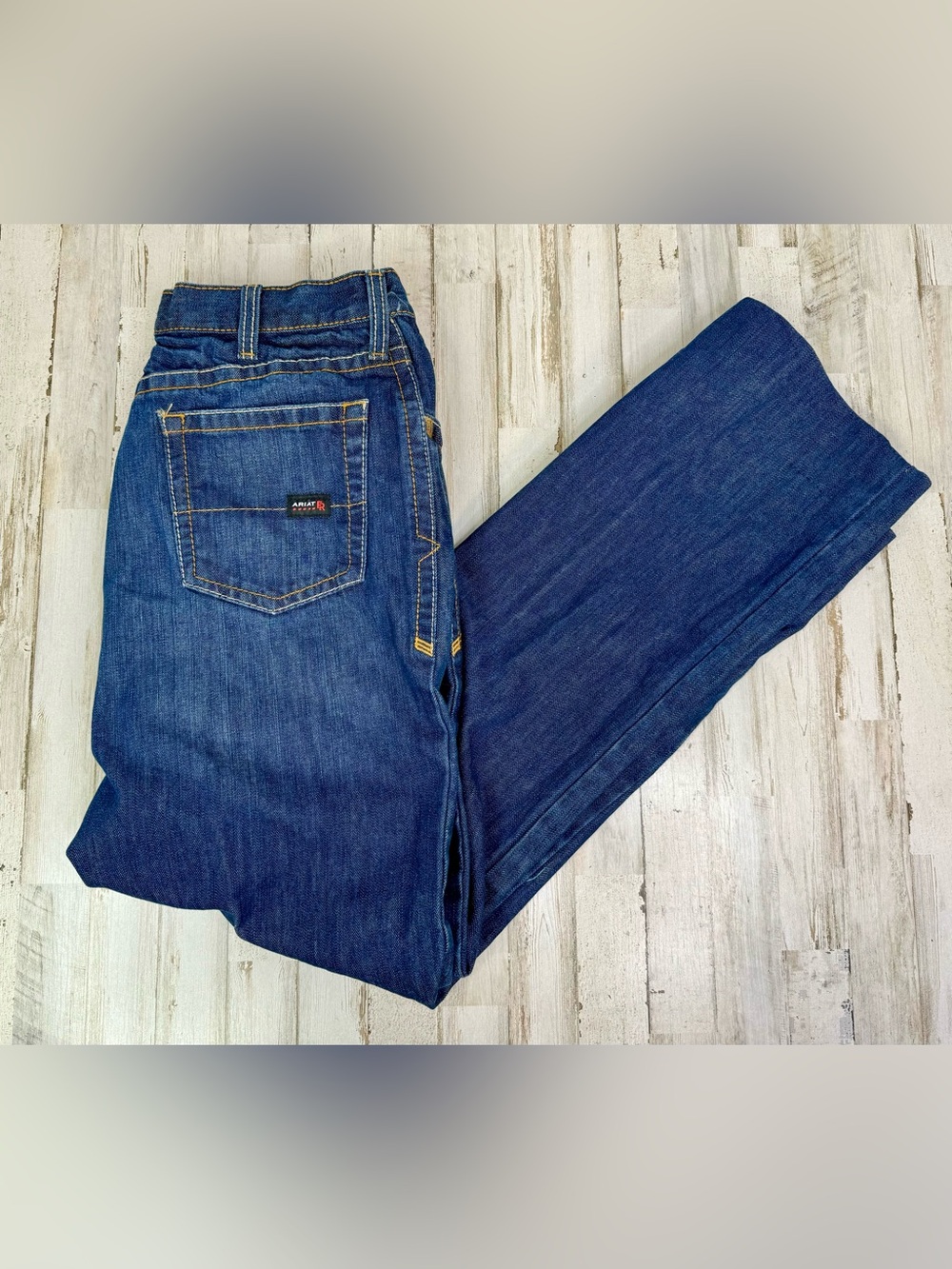 Ariat FR M4 Relaxed Boot Cut Jeans Mens 36x35 CAT 2 Flame Resistant Denim